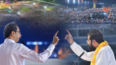 Photo of ” कोणाच्या मेळाव्यात झाली जास्त गर्दी? “